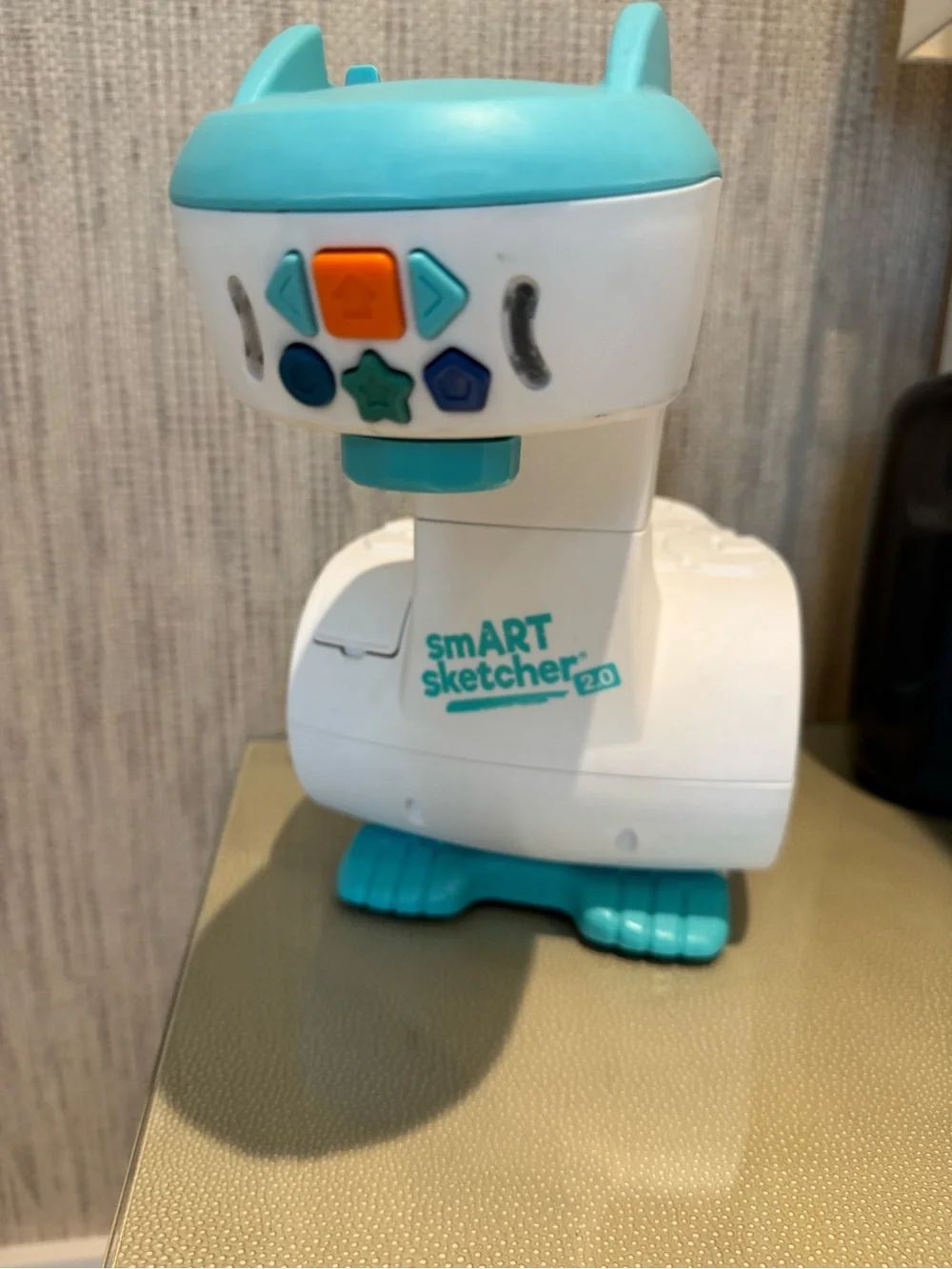 Kids Drawing Projector Toy - Teal and White